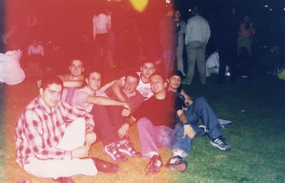 Me and my friends at the Spring Festival - Ben ve arkadaşlarım 2002 Bahar Şenliğin'deyken...