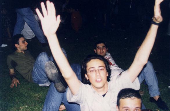 Me and my friends at the Spring Festival - Ben ve arkadalarm 2002 Bahar enliin'deyken...